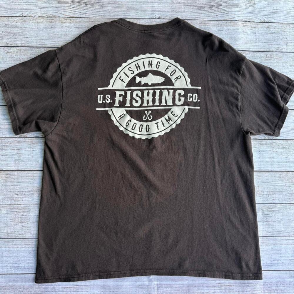U.S. Fishing Company Graphic Tee Size XL